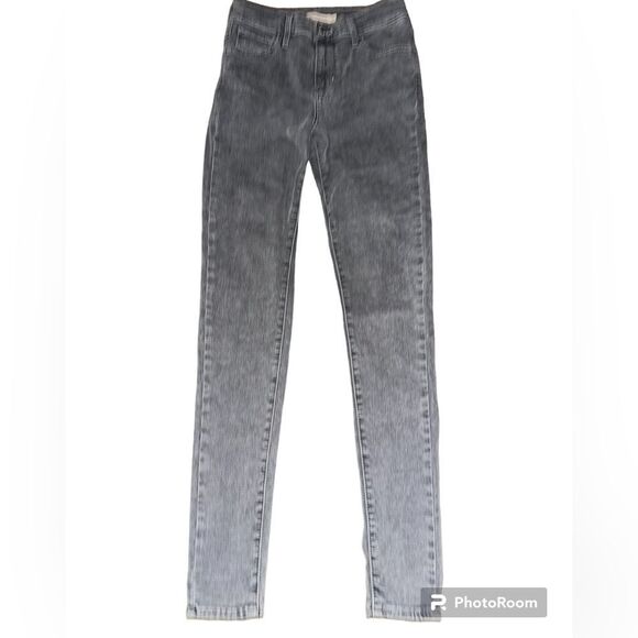 LEVIS WOMEN’S JEANS HIGH RISE SUPER SKINNY STYLE 720 SIZE 25 HASTHE BLACK LABEL - Picture 1 of 3